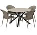 Runder Tisch Florens + 4 Stühle Provence