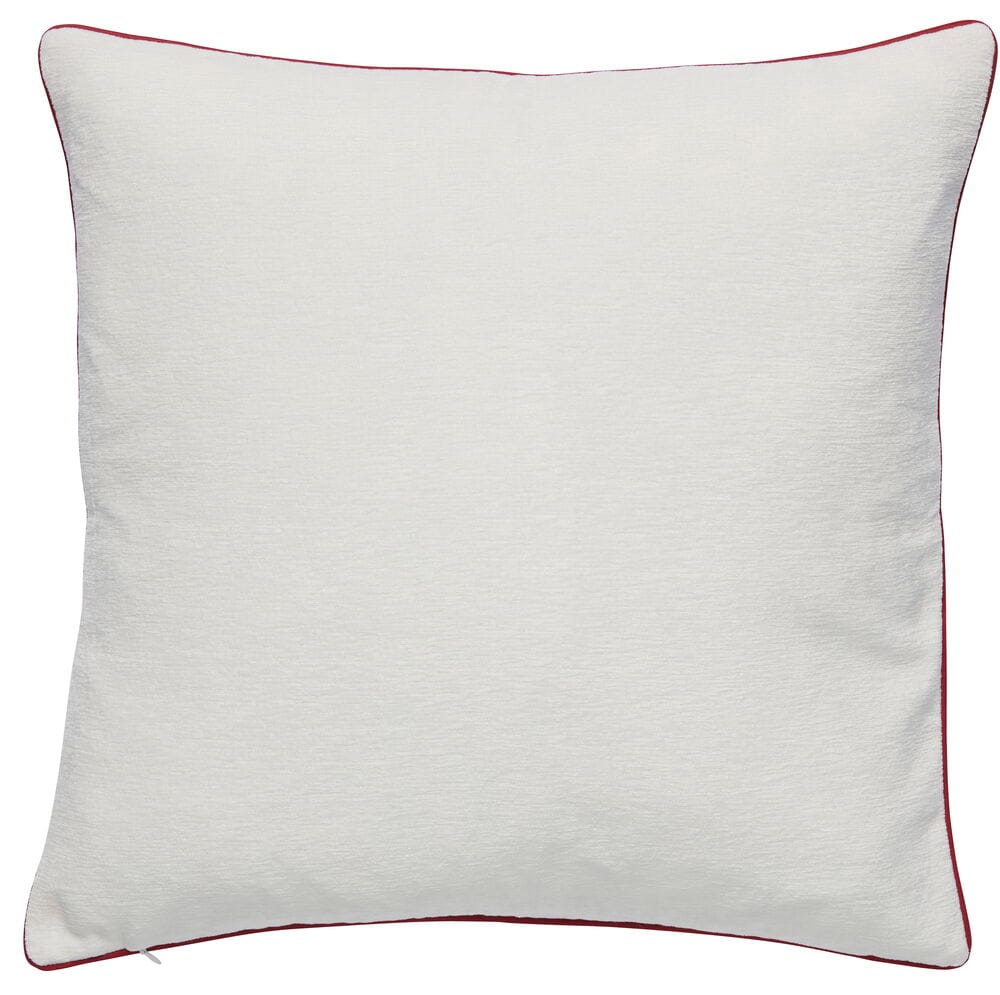 Kissenbezug Bow Off-white Polyester Passend für Innenkissen 50x50 cm