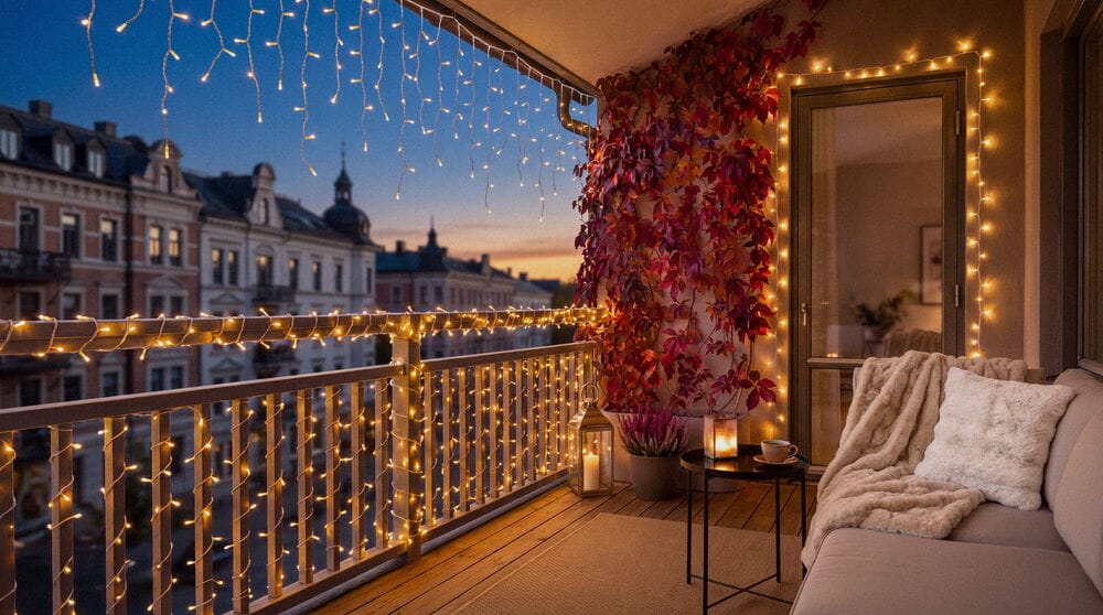 Lichterkette Decoration LED Light System 15 m, 150 LED Weiß