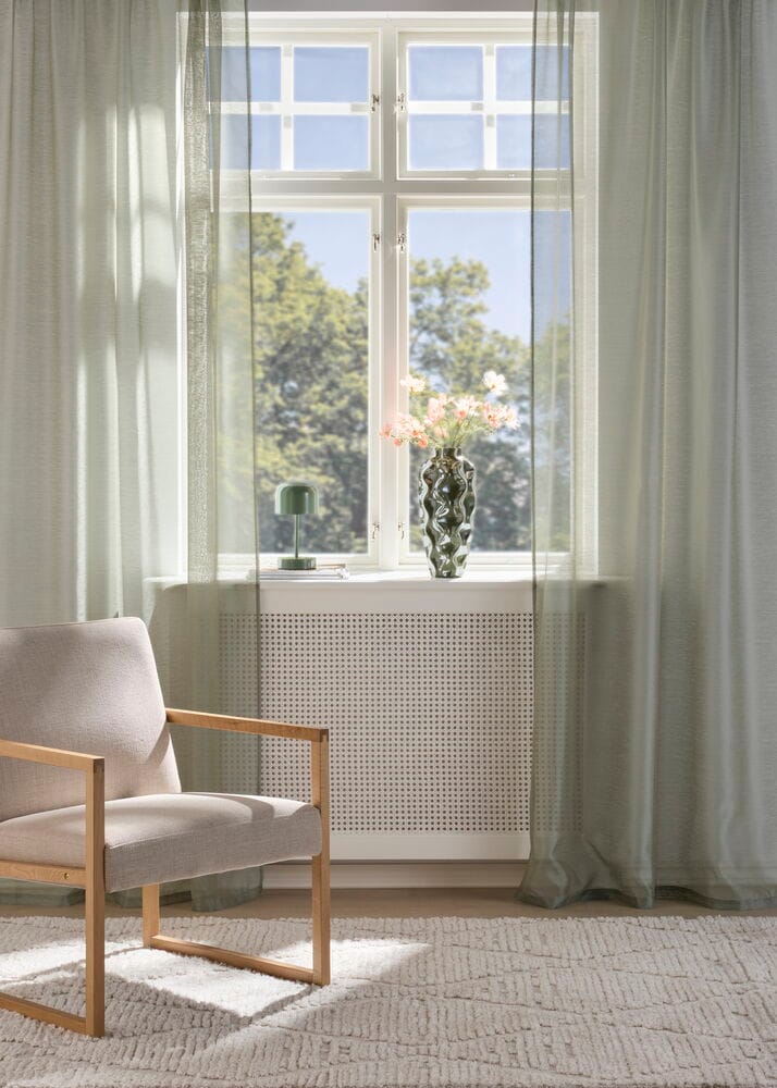 Gardinen Kim 135x250 cm Dusty Green Polyester 2er-Pack