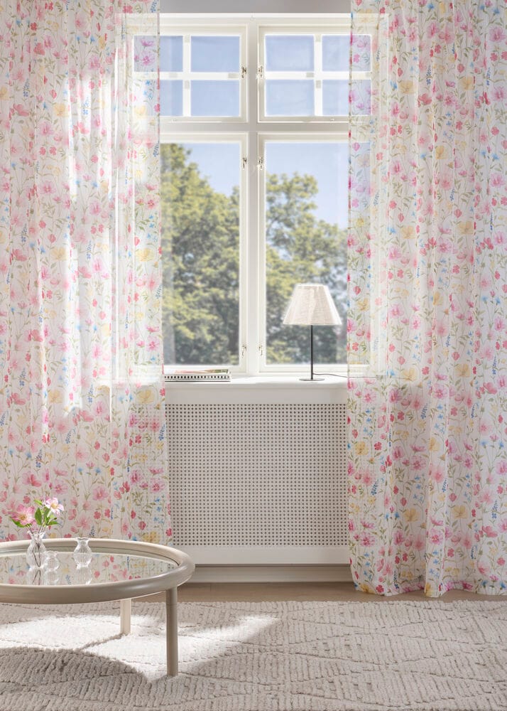 Vorhänge Marie 135x250 cm Weiß Polyester 2er-Pack