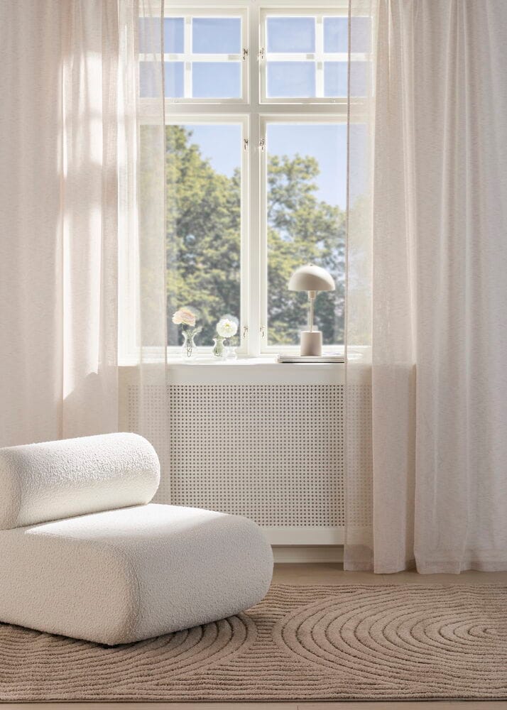 Vorhänge Matilda 135x250 cm Beige Polyester 2er-Pack