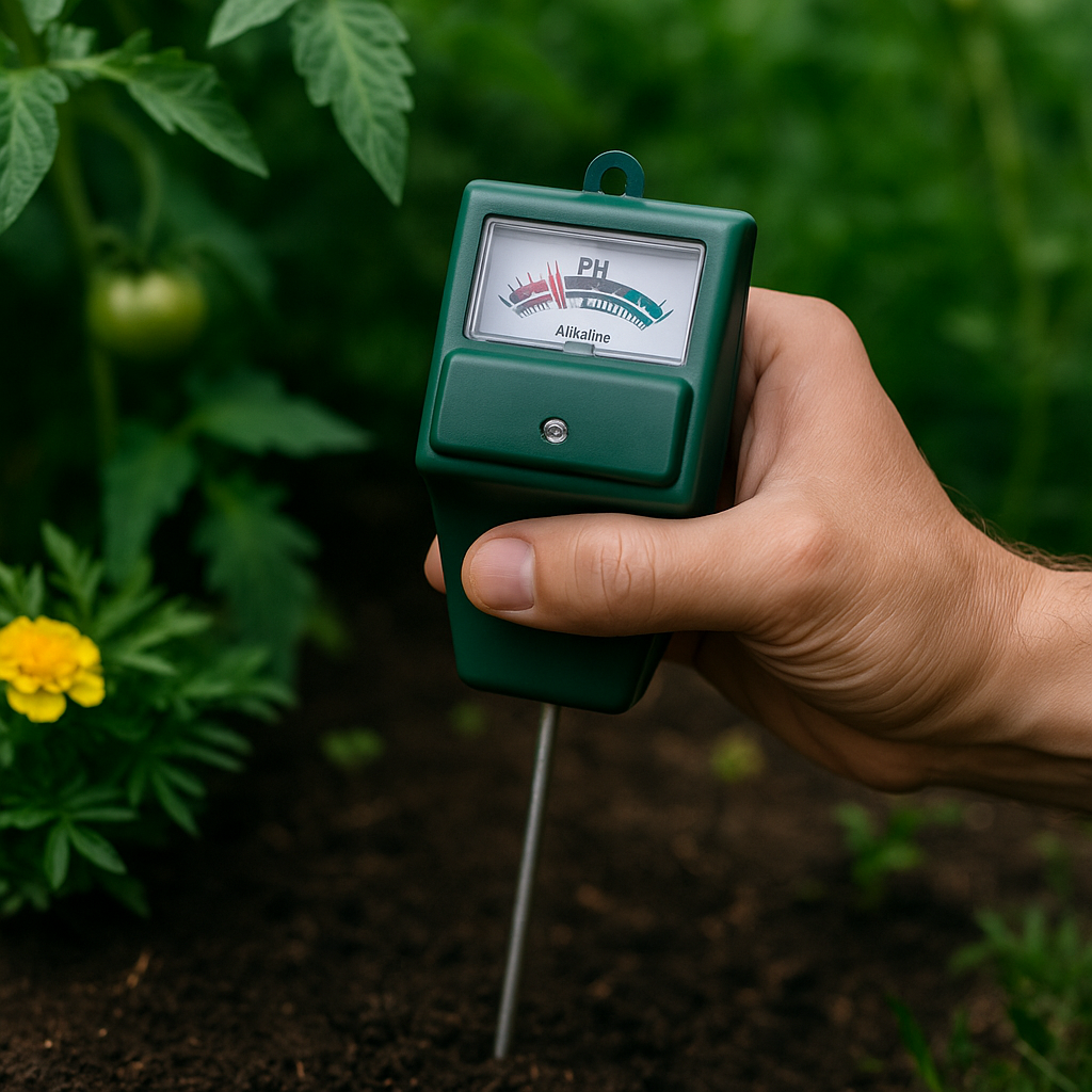 Maaperän pH:n mittaaminen puutarhassa