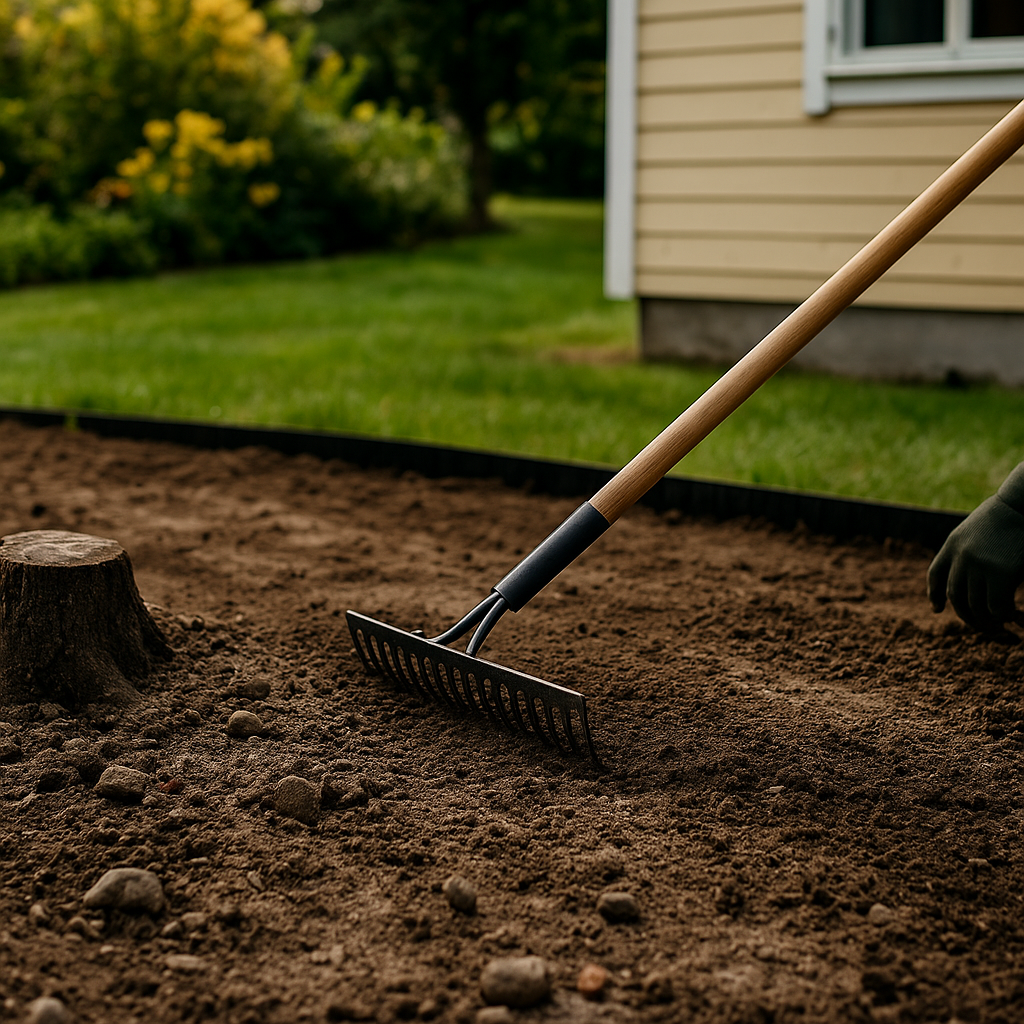 Maaperän valmistelu