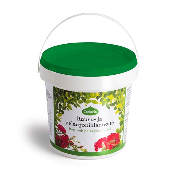 Tarhurin ruusu- ja pelargonialannoite 1 kg