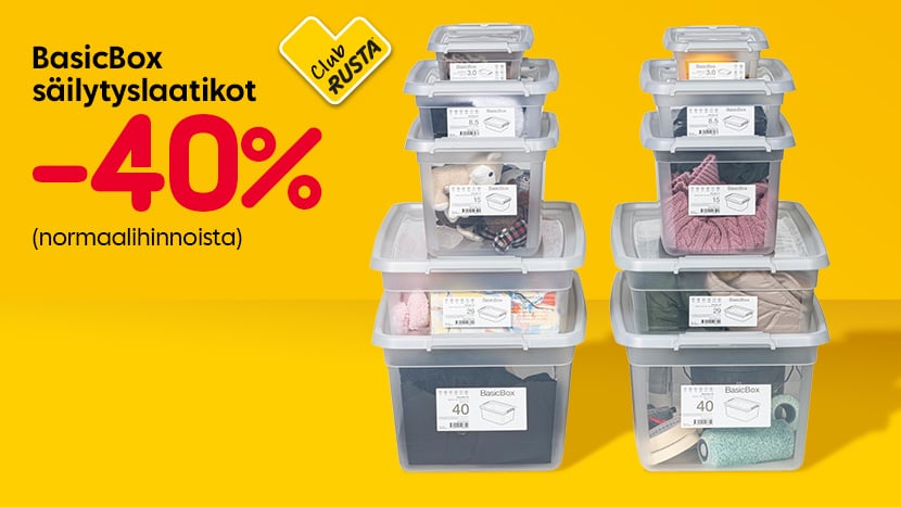 Säilytyslaatikko kannella BasicBox