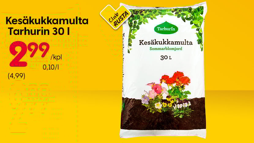 Tarhurin kesäkukkamulta