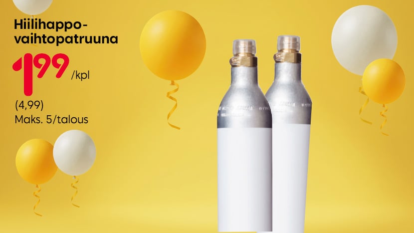 Hiilihappopatruunanvaihto