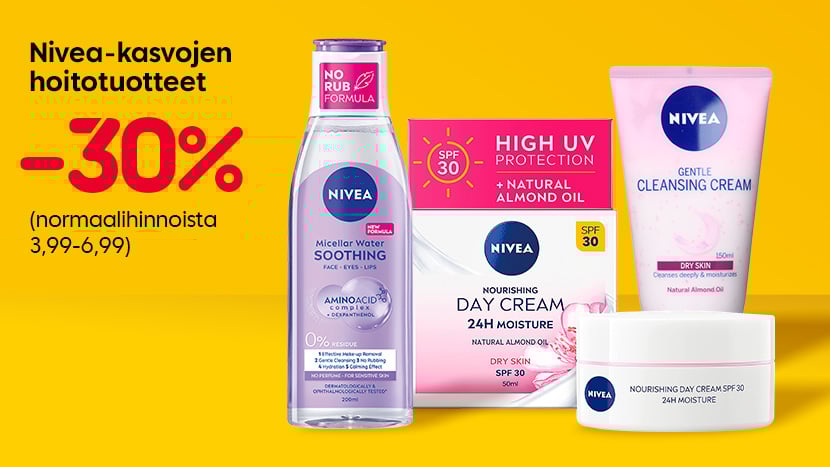 Nivea kasvojenhoitotuotteet