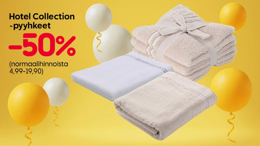 Hotel Collection pyyhkeet