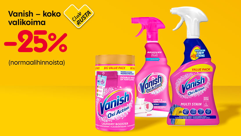 Vanish - koko valikoima