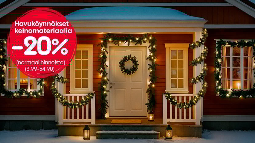 Havuköynnökset keinomateriaalia