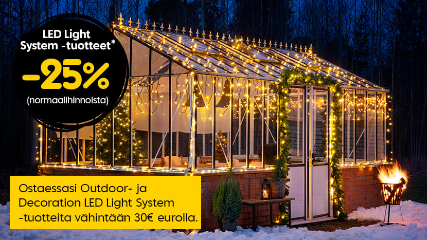 Outdoor ja LED Light System -tuotteet