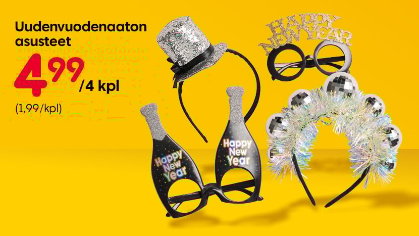 Uudenvuoden asusteet