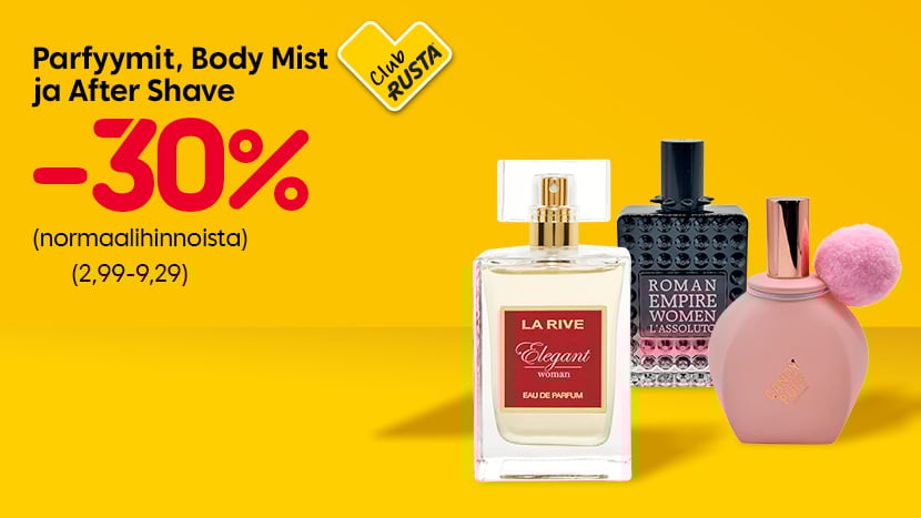 Parfyymit, Body mist ja after shave