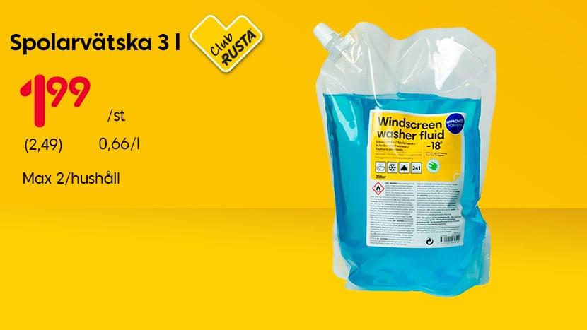 Spolarvätska 3 l