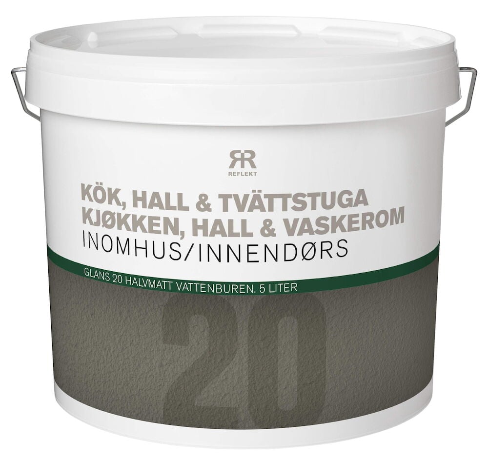 Svart plastlåda med öppet lock.