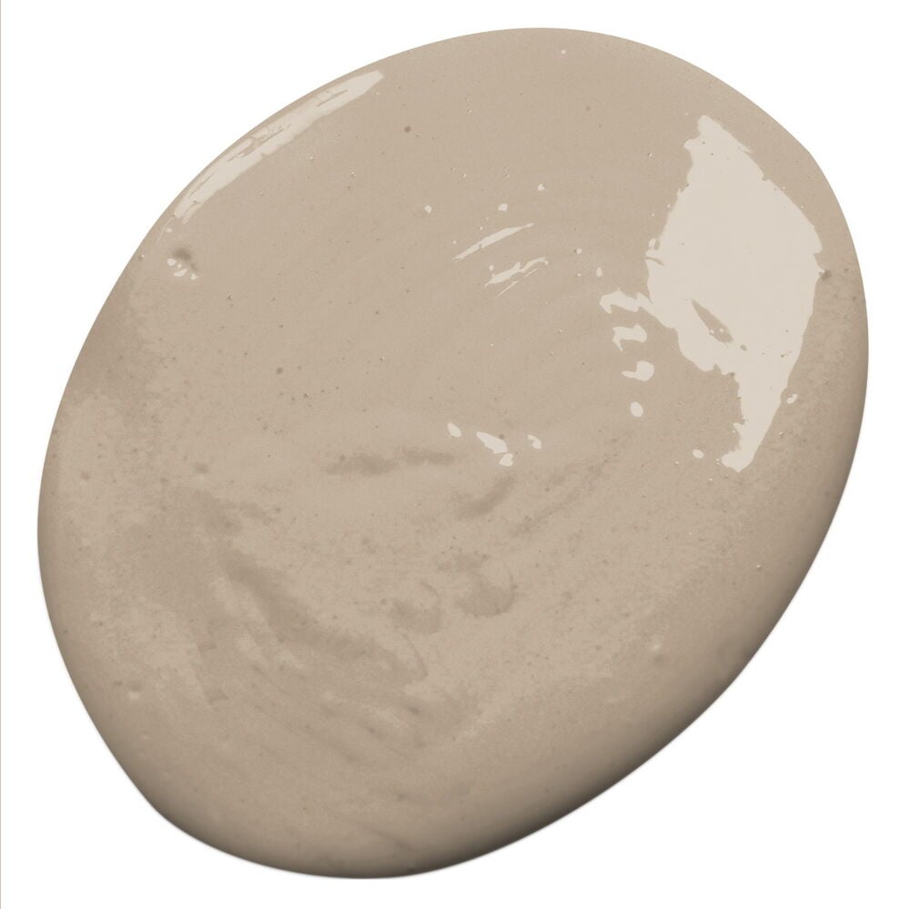 Dusty pink Wandfarbe als glatter, reflektierender Farbklecks dargestellt.
