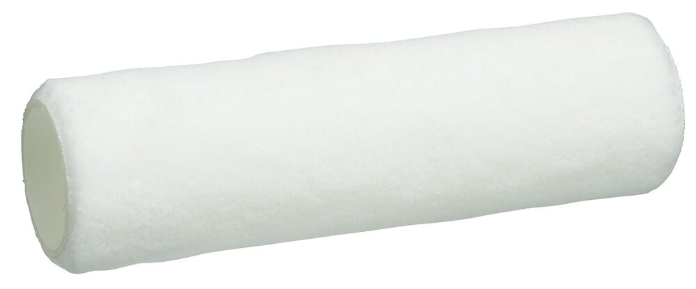 Vit filtfärgrulle för släta ytor måleri.