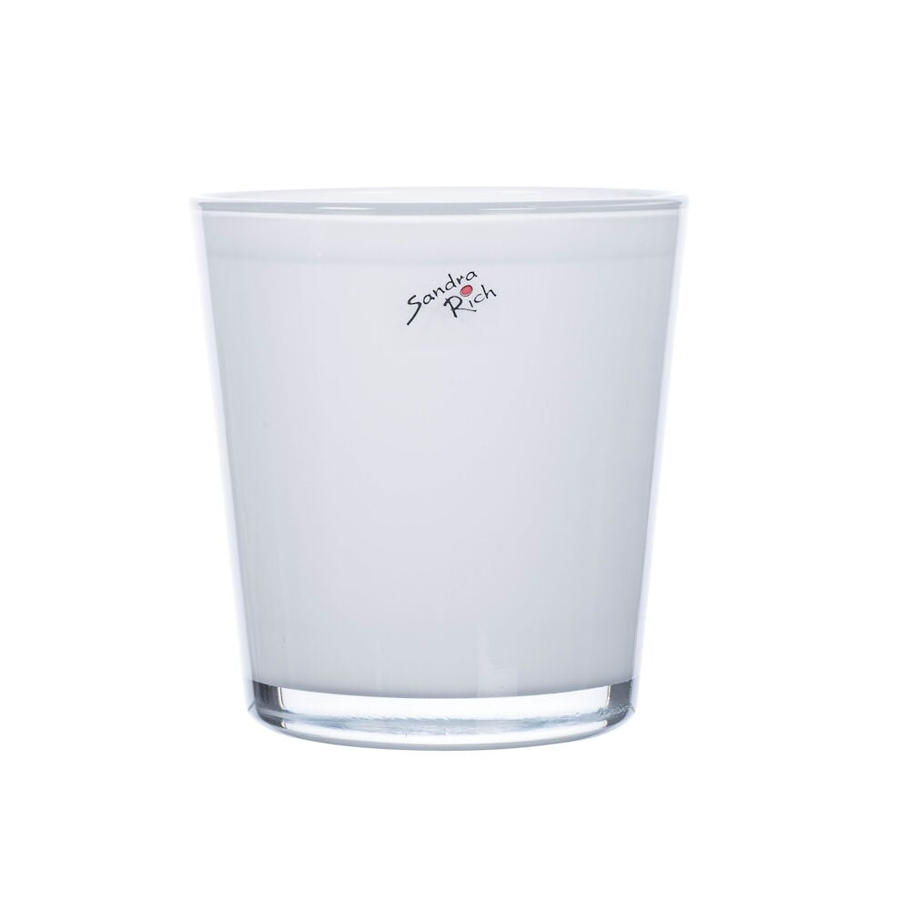 Valkoinen orkidearuukku muovia, yksinkertainen muotoilu.