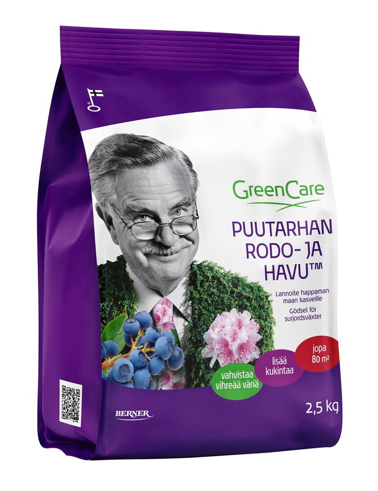 Pussi kasvilannoitetta happaman maan kasveille 2,5 kg.