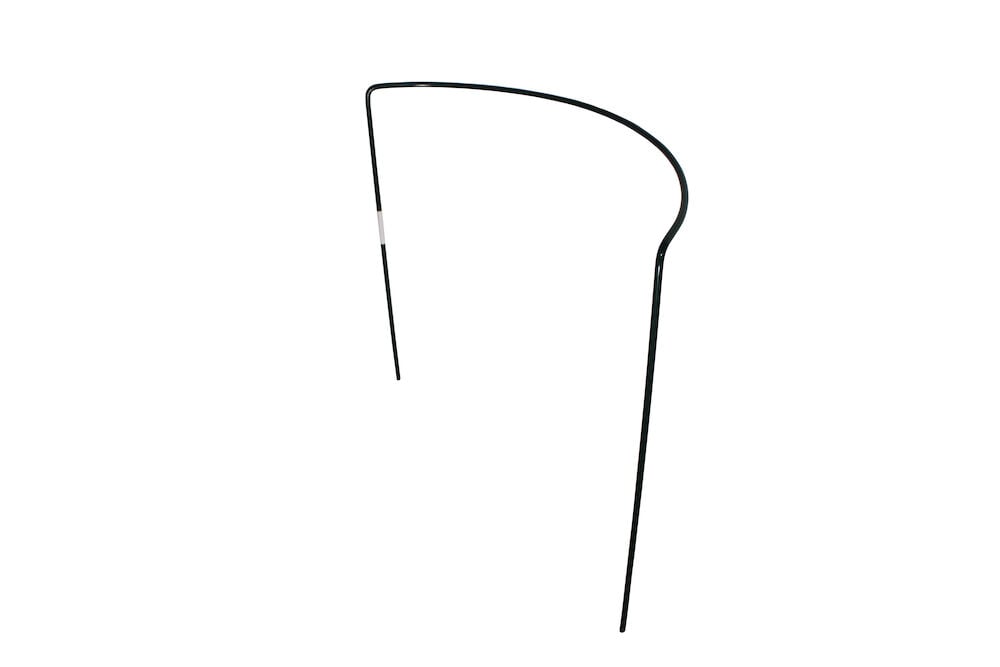 Metallinen monivuotinen tuki kaaren muodossa, halkaisija 35 cm.
