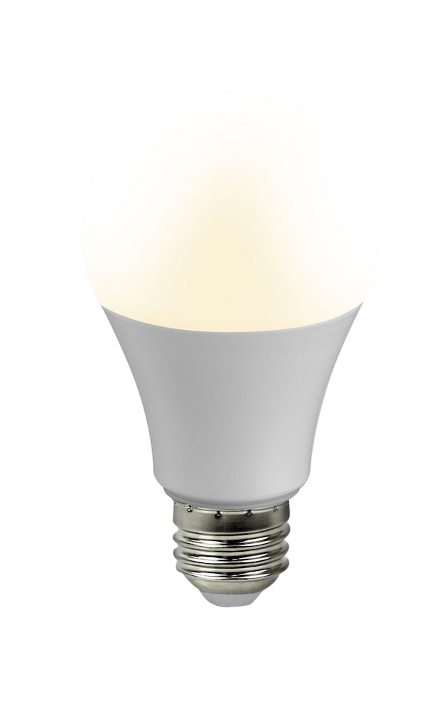 Valkoinen LED-kasvilamppu E27-kannalla.