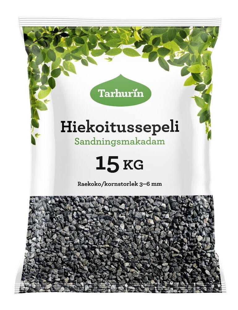 Pussi mursketta ulkokäyttöön liukkauden torjuntaan.