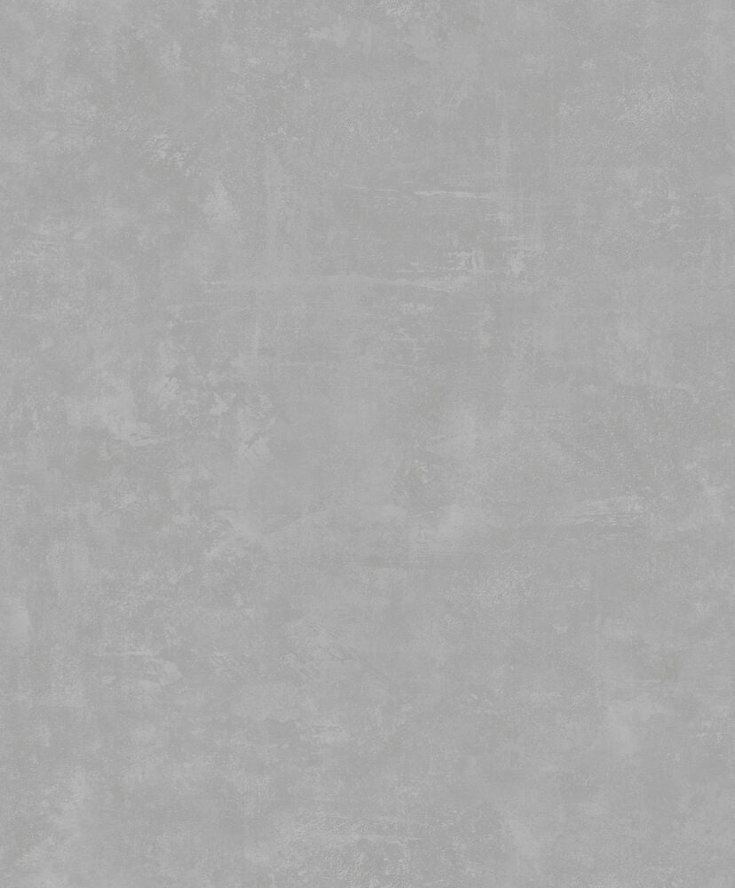 Mörkgrå enfärgad tapet med kalkmålad effekt.