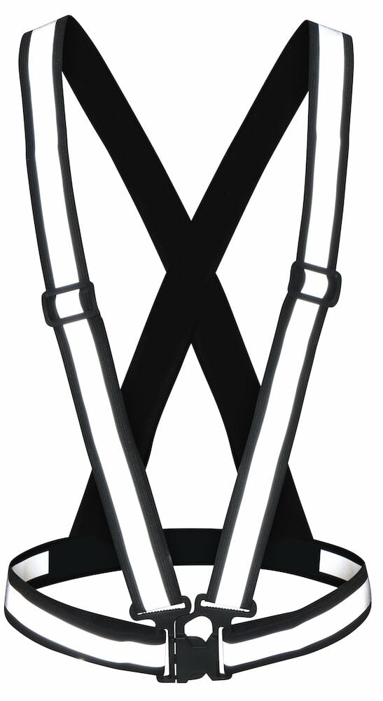 Justerbar reflexsele för vuxna med spänne framtill.