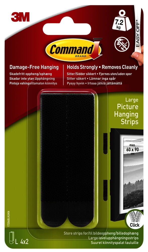 Mustat liitutaulutarrat pakkauksessa.