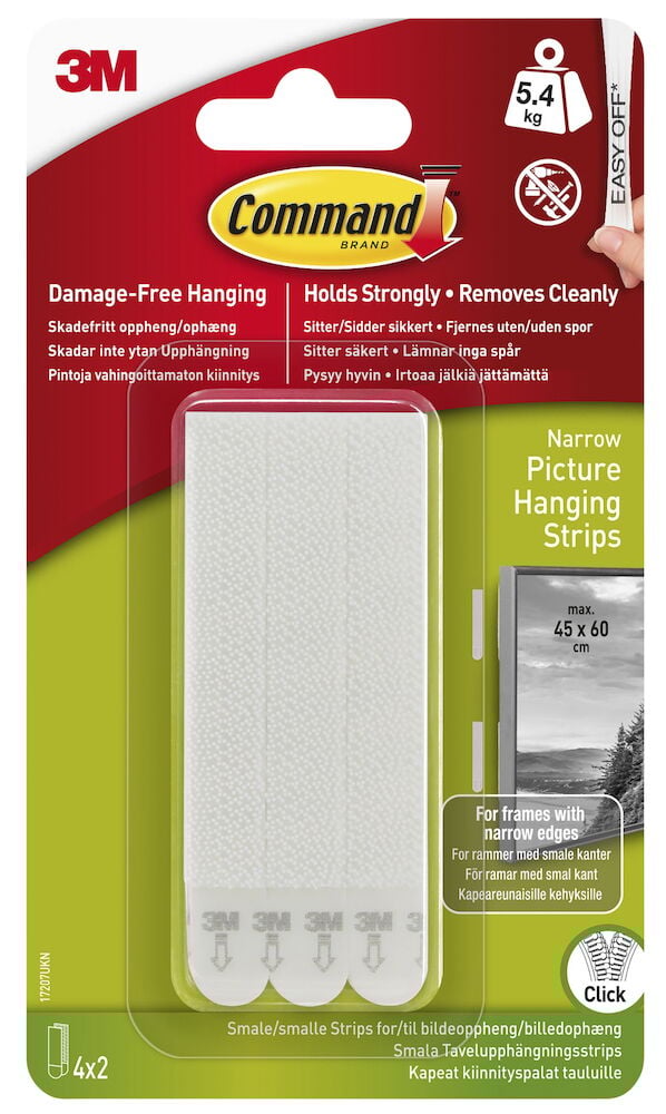 Strips til bildemontering Command - 3 - Miniatyr