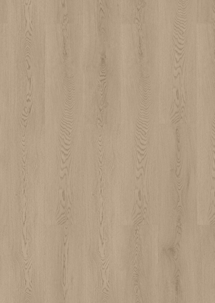 Vaaleanruskea Vinyylilankku SPC Lehnsheide Oak 5 mm Käyttöluokka 34 puusyykuviolla.