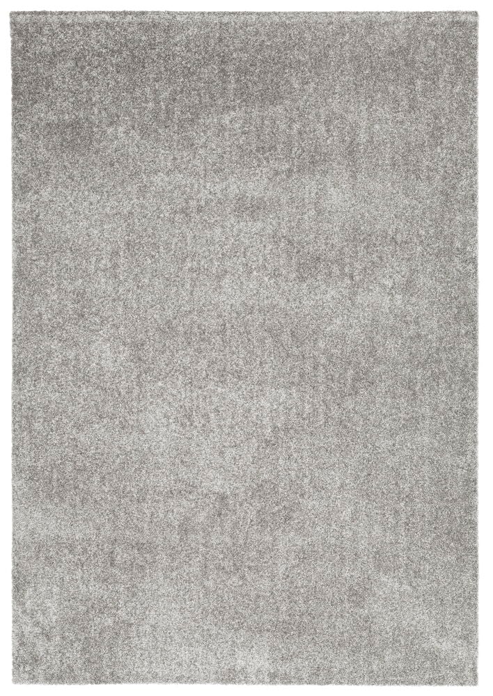 Matta Lizette 200x290 cm Grå Polypropen, en rektangulär grå matta med en texturerad yta.