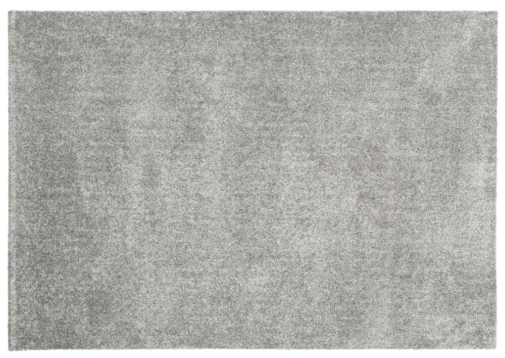 Harmaa polypropeenimatto Lizette, 240x340 cm, esillä ylhäältä kuvattuna.