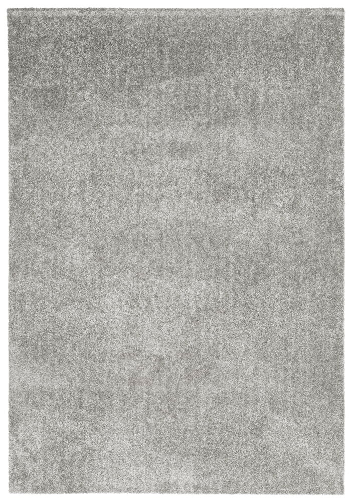 En rektangulär grå texturerad Matta Lizette i polypropen.