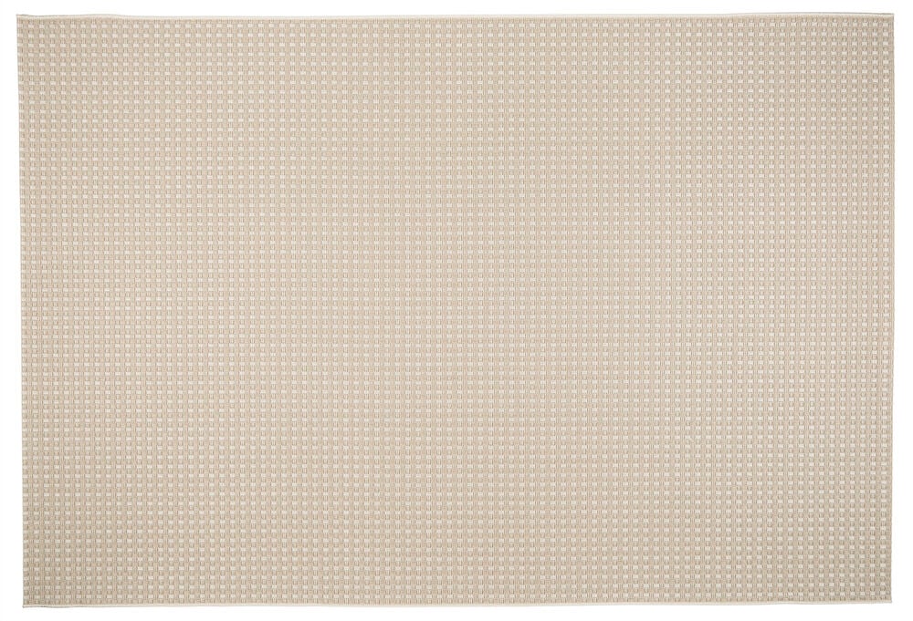 Kermajäinen matto sisal-lookilla, suuri suorakulmio.