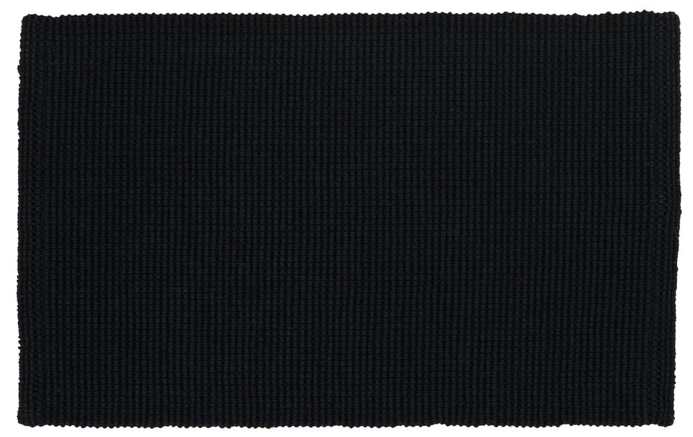 Musta ovimatto, jossa on uurrettu pinta ja suorakulmainen muoto.