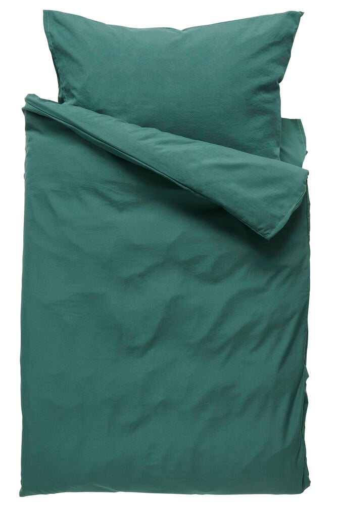 Grünes Bettwäscheset mit Kissenbezug Polyester 150x200 cm