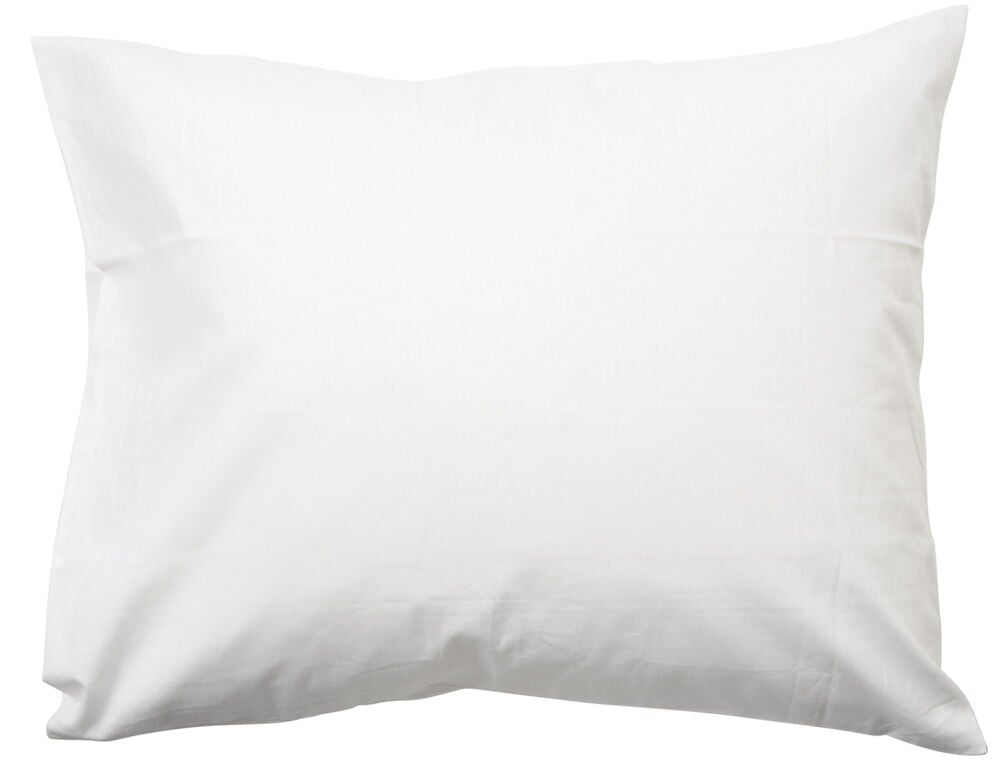 Vitt örngott i bomull 50x60 centimeter.