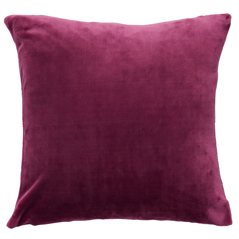 Edestä, tyynynpäällinen Fia Dusty grape polyesteriä, 50x50 cm.
