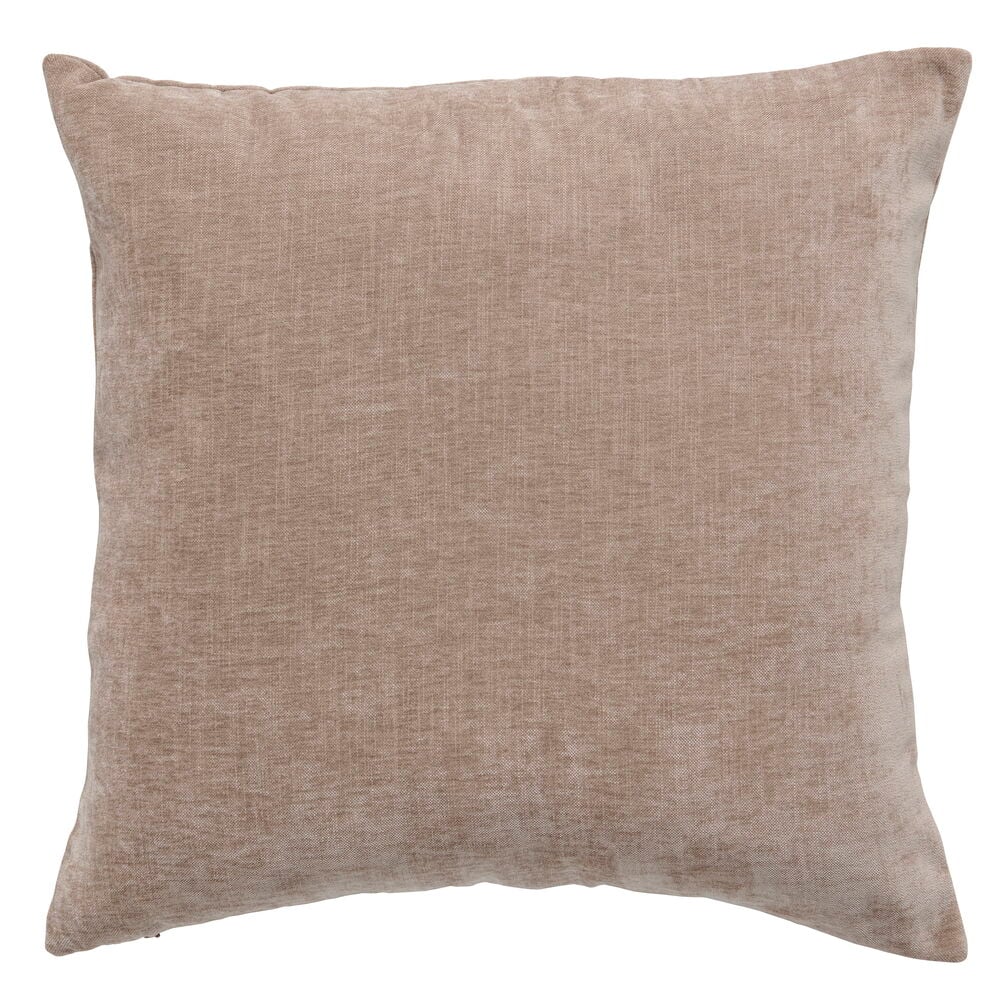 Beige kvadratisk polyester putetrekk Vintage XL.