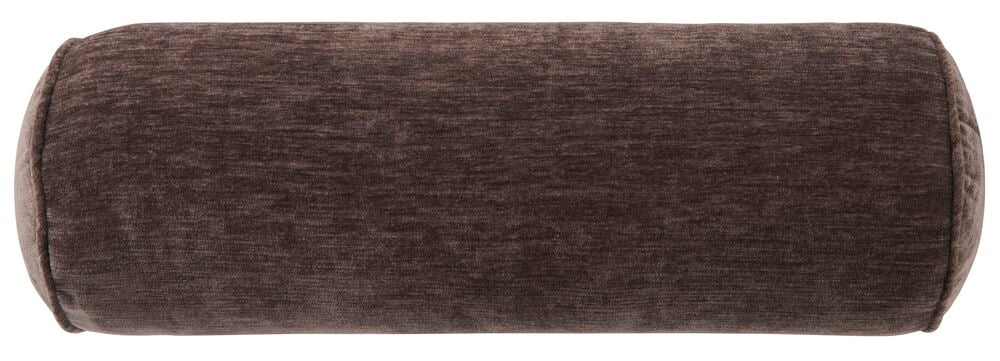 Pyntepute Meja Chocolate Polyester i en teksturert bolsterform.