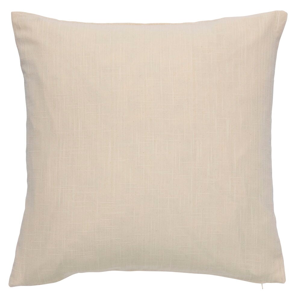 Elsaform bomullskuddfodral passar innerkudde 50x50 cm i ljusbeige med diskret vävd textur.
