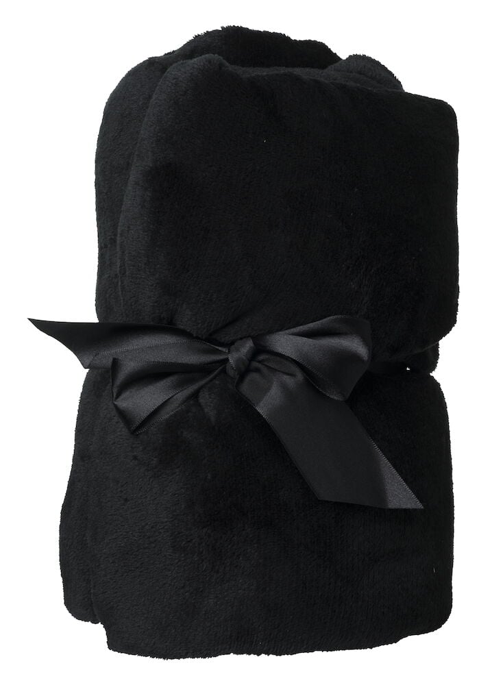 Musta huopa, rullattu mustalla nauhalla.