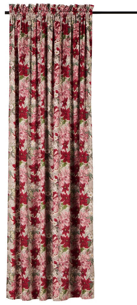 Gardinlängd Poinsettia