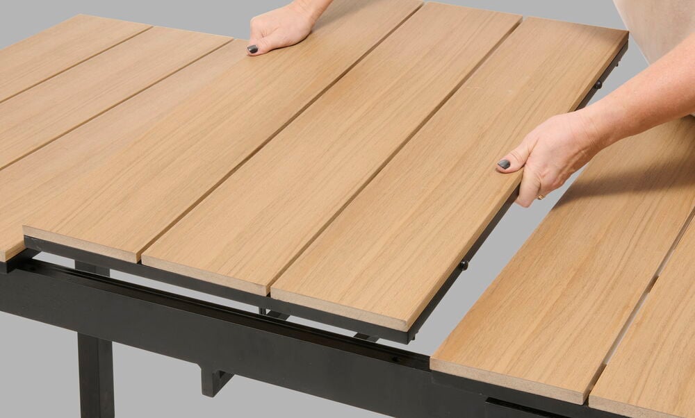 Bord Barcelona, uttrekkbart + 4 stoler Rimini - 6