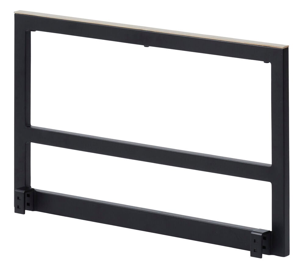 Musta teräsrunko selkä- tai käsitueksi.