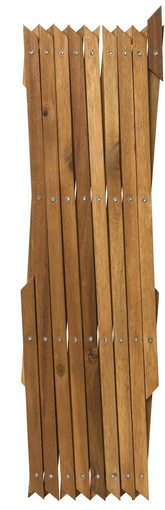 Hopfällbar spaljé i akaciaträ för trädgård.