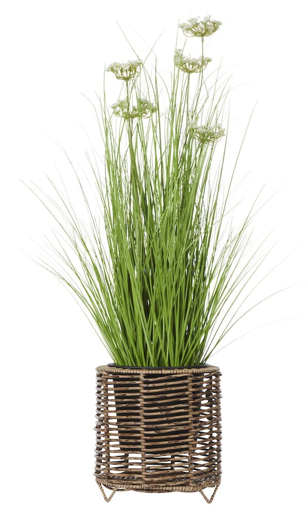 Das Set Piemonte mit Kunstgras im Topf.